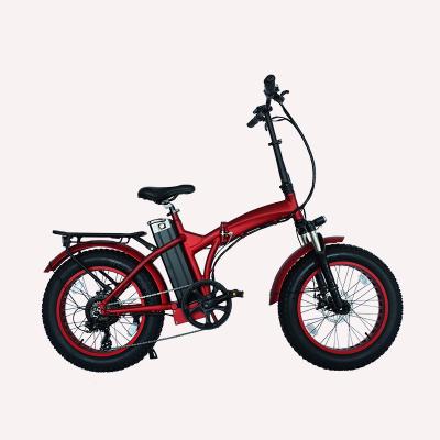 China 2019 promotion aluminum alloy fat bike 500w 20 inch folding ebike folding electric bicycle for adults for sale