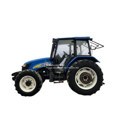 China With Cabin Factory Outlet Used Agricultural Tractor New Holland SNH804 Tractor With Cabin For Farm for sale