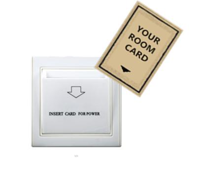 China Hotel Good Price Hotel Key Card Power Switch Rfid Energy Saving Smart Switch for sale