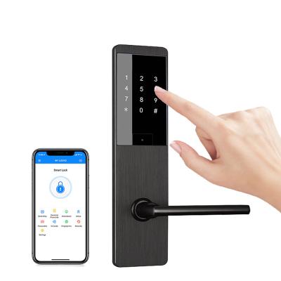 China Hotel apartments office home app controlled electronic safe passcode smart door locks for apartment aluminum house for sale