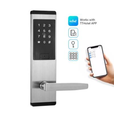 China Pin Code Card Home APP Smart Home Cheapest Price Office Apartments Hotel Controlled Intelligent Door Lock For Hotel Apartment for sale