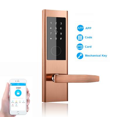 China Apartment / Home / Hotel Smart Digital Home Electronic Keypad Pin Code Door Lock For Home AirBNB for sale