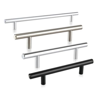 China Modern Office Furniture Glass Cabinet Door Drawer T Bar Pull Handle for sale