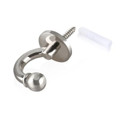 China Single Robe Coat Hook 25 Pack Metal Viable Wall Hat Clothes for sale