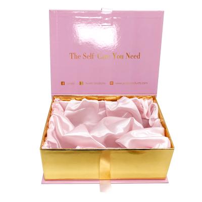 China Recyclable Hot Pink Wig Hair Box Eyelash Cardboard Paper Display Box Cosmetics Packaging Gift Box For Beauty/Skincare/Cosmetic for sale