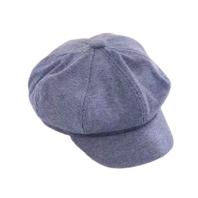 China Fashion Child Beret Hat Autumn Winter Cotton Beret Retro Beanie Boinas Para Casual Hat For Girl for sale