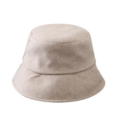 China Keep Fisherman Hat Versatile Leisure Simple Female Basin Hat Autumn Winter Korean Version Hepburn Style Bucket Hat Hot Fashion Retro for sale