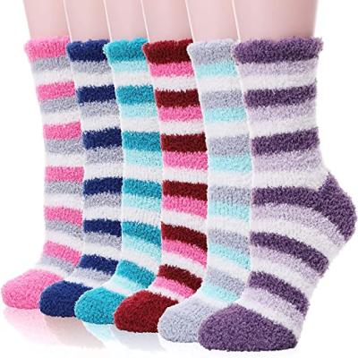 China Breathable Women Warm Winter Super Soft Fuzzy Cozy Sock Casual Home Sleep Fluffy Plush Slipper Sock for sale