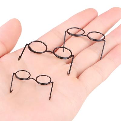 China Eyewear Mini Toy Eyeglasses Round Glasses Dolls Lensless Doll Accessories Glasses Dolls Dressing Up Accessories for sale