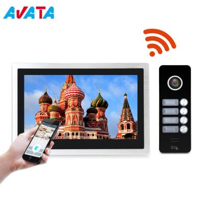 China IP WiFi Doorbell Video Door Phone Intercom System Interphone for 1/2/3/4 Family for sale