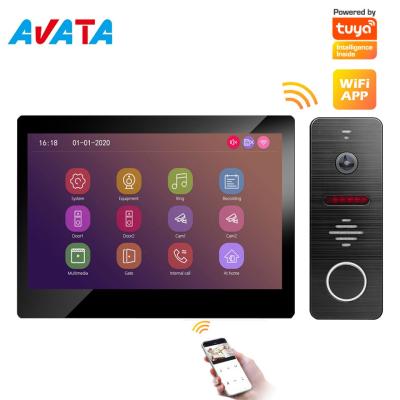 China Tuya IP Video Doorbell Video Intercom System WiFi Video Door Phone Door Bell for Villa for sale