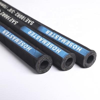 China Construction Equipment 4inch 2.5Mpa Pressure Hydraulic Rubber Hose for sale