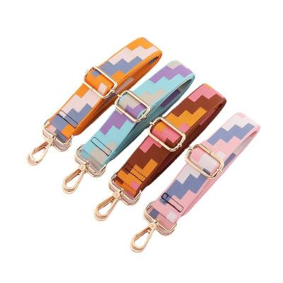 China Multicolor Washable.eco-friendly.durable.nickel webbing bag ties cross body bag woven strap for sale