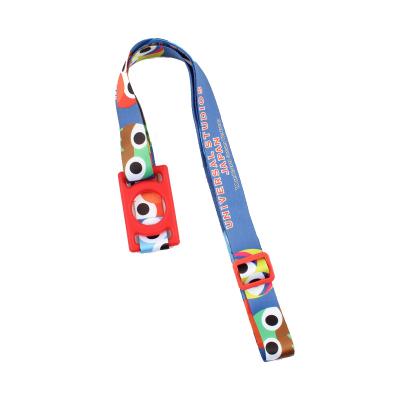 China 100% Eco-friendly Wholesale Heat Press Rope Lanyard Good Quality Bottle Strap Kids Arming Kids Double Sides for sale