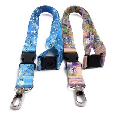 China Factory Custom Wholesale Card Holder Neck Strap Polyester Lanyard Eco - Friendly for sale