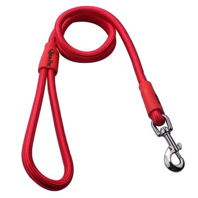 China Custom Large Dog Leash Round Lights Logo Printing Pet Leash for sale