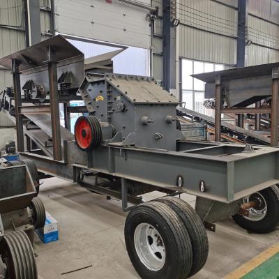 China Stone China Factory Supply Stone Crusher Plant Car Crusher Machine Mobile Mining Crusher For Sale for sale