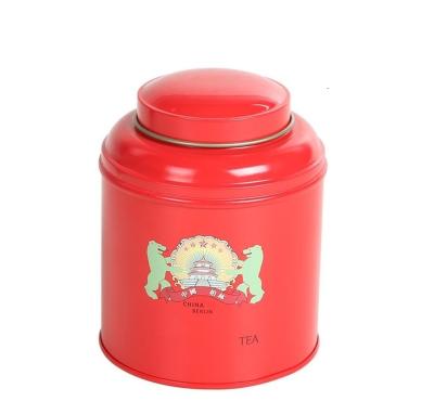 China High Quality Food Grade Metal Cans Tea Packaging Round Tin Box Tea Container Custom Tins Empty Tea Canister à venda