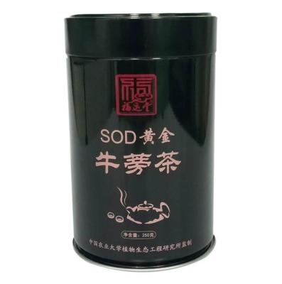 China High Quality Food Grade 500g Coffee Powder Metal Cans Screw Lid With Degassing Valve Embossing Round Tin Box Coffee Bean à venda