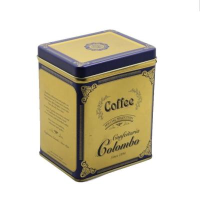 China High Quality Metal Cans For Coffee/Tea Packaging Rectangle Tin Box en venta