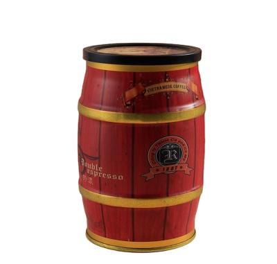 中国 High Quality Food Grade Coffee Metal Cans Seal Easy Pull Lid Round Tin Box Coffee Packaging 販売のため