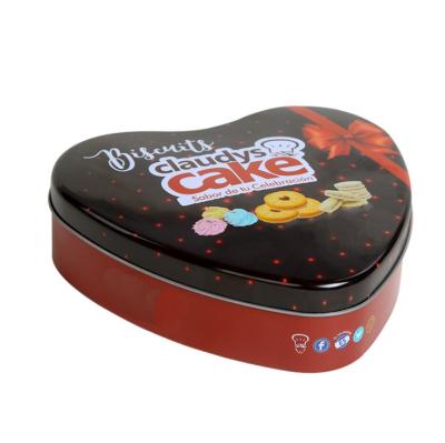 Chine High Quality Metal Cans Chocolate Candy Cookie Packaging Heart Shape Tin Boxes For Gifts Biscuit Tin à vendre