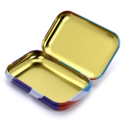 Китай High Quality Metal Can For Candy/Mint Packaging Rectangle With Hinge Tin Box продается