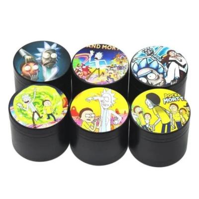 China Easy Rolling Cigar Maker Logo New Custom Grinder Metal Tobacco 4 Layer Smoke Grinder Smoking Herb Grinders for sale