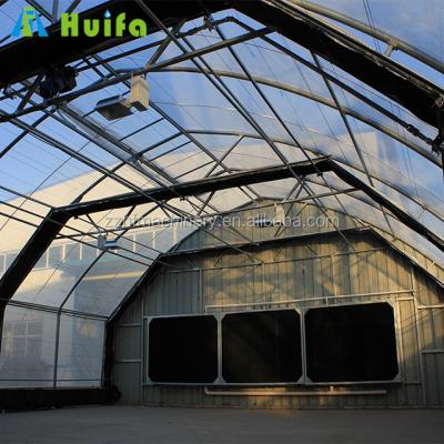 China Low Cost Special Medical Growing Blackout Film Greenhouse Light Deprivation System for sale