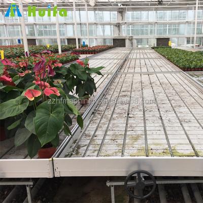 China Greenhouse Seed Rolling Bench Hydroponic Rolling Bed For Agriculture Greenhouse for sale