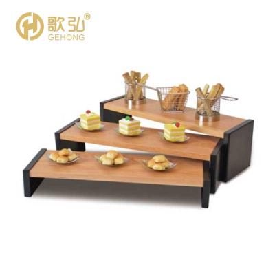 China Desgin Modern Factory Direct Sales Racks Customization Wooden Bread Display Rack Bread Rack Bread Rack Bakery Display Cabinet for sale