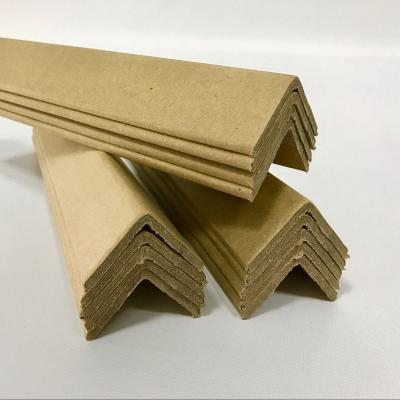 China Wholesale L Shaped Anti-collision Packaging Paper Corner Protector Transport Logistics Foam Decoration Floor Cardboard Corner Protector for sale