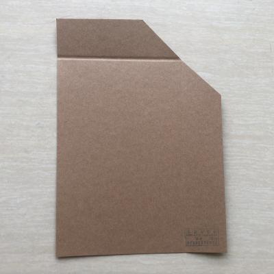 China Double Faced Customized Size Saving Warehouse Space Brown Color Kraft Slip Sheet for sale