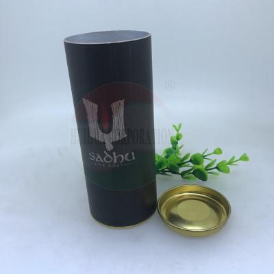 China Custom Round Paper Box Tube Candle Packaging Wax Candle Paper Packaging Tube for sale