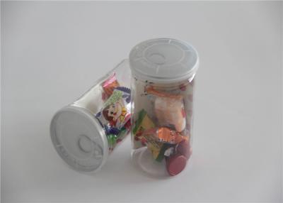 Cina La scatola metallica di plastica del cilindro 400ml Candy della radura dell'ANIMALE DOMESTICO del commestibile facile si apre in vendita