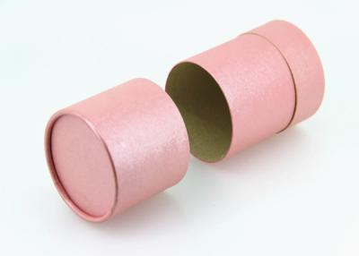 China Food Grade Round Cardboard Paper Tube Pink For Chocolate / Gift for sale