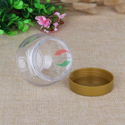 China pequeño tarro plástico transparente 225ml para la prenda impermeable seca de la fruta/de las galletas en venta