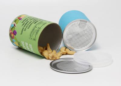 China 73mm Diameter Round Kraft Paper Composite Cans for Food Packaging Nuts for sale