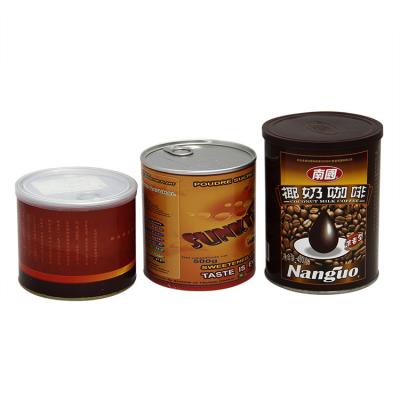 China Latas compuestas del papel de la cartulina de Custum Brown con la tapa abierta fácil para el café y las nueces en venta