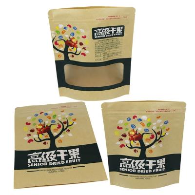 China Bolso de papel de la cerradura de la cremallera de Matt Laminated Package Paper Bag Kraft del cierre en la parte superior en venta