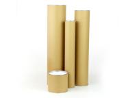 China Movable Metal Cap Paper Composite Cans Without Label Map Packaging Tubes for sale