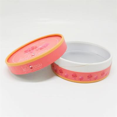 China T - Shirt Clothes Skincare Paper Cans Packaging Round Cardboard Apparel Paper Boxes for sale