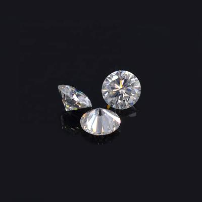 China Fire Sale White DEF Diamond Synthetic Round Brilliant Cut Color Set or Color GRA Moissanite For Ring for sale