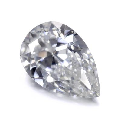 China Color Game or Fire Baifu Gems Like Shape 5*8mm 1ct Pear Cut Loose Moissanite Diamond for sale