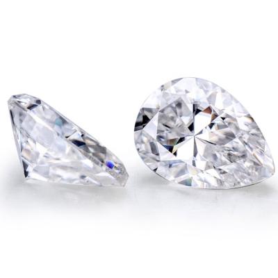 China Fire Baifu gems 9*6mm pear shape DEF VVS 1.5ct color set or loose moissanite diamond for sale