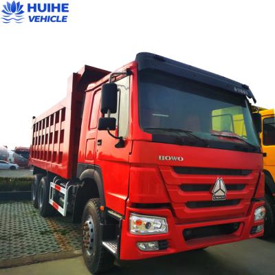 China 3-5 years howo 6x4 tipper used dump ten tires howo truck > 8L for sale