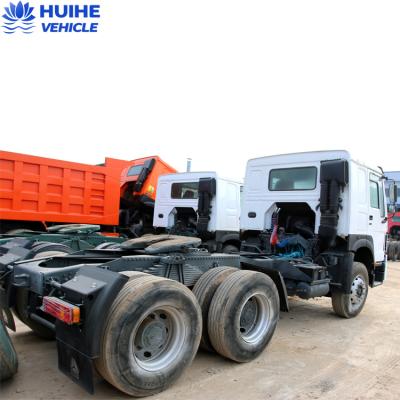 China New and used HOWO 4X2 and 6X4 tractor trailer truck with good condition for sale 6800*2490*3668mm for sale