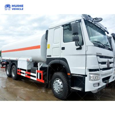 China Carbon Steel HOWO 10 Wheeler 20000liters Used Fuel Tanker Truck Used Fuel Tank Trucks Fuel Tanker Truck for sale