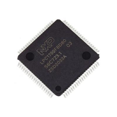 China LPC1759FBD80 Microcontroller Electronic Components Integrated Circuits LQFP80 MCU LPC1759FBD80 32MHz for sale