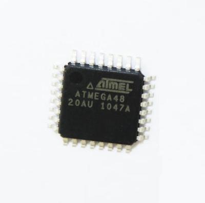 China ATMEGA48-20AU Microcontroller Electronic Components Integrated Circuits TQFP32 MCU 20MHz for sale